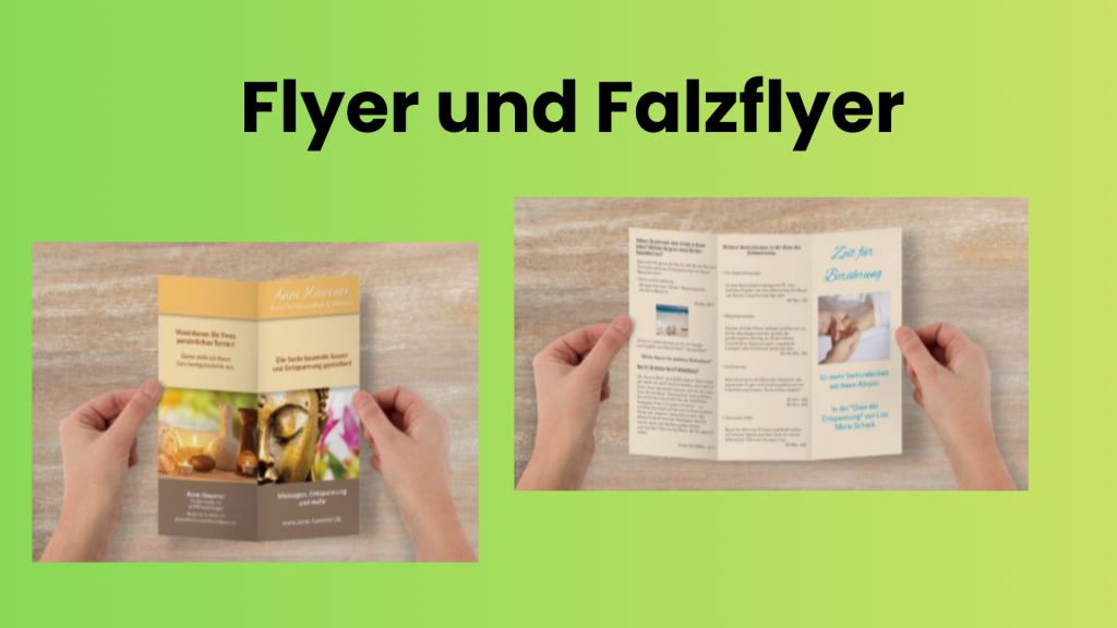 Flyer und Falzflyer von Hawener Digital & Media