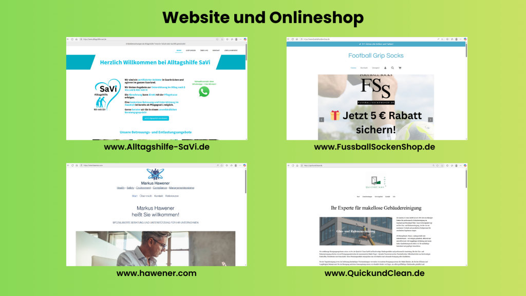 Website und Onlineshop by Hawener Digital und Media